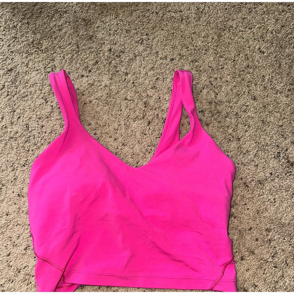 lululemon athletica Pink Crop Top